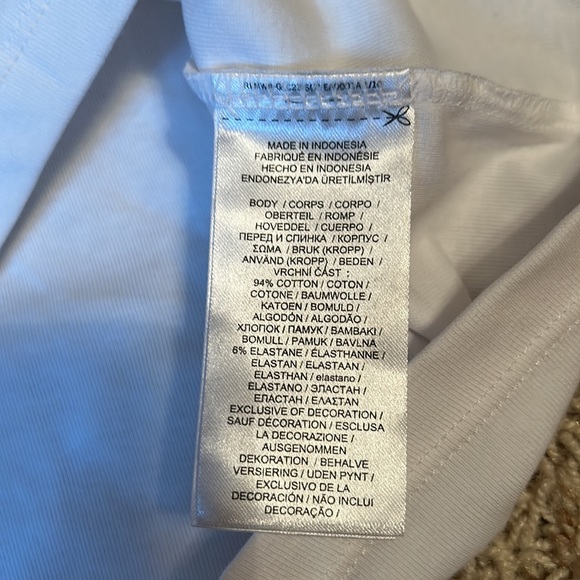 Lauren Ralph Lauren- White Blouse - Size L - Picture 4 of 4